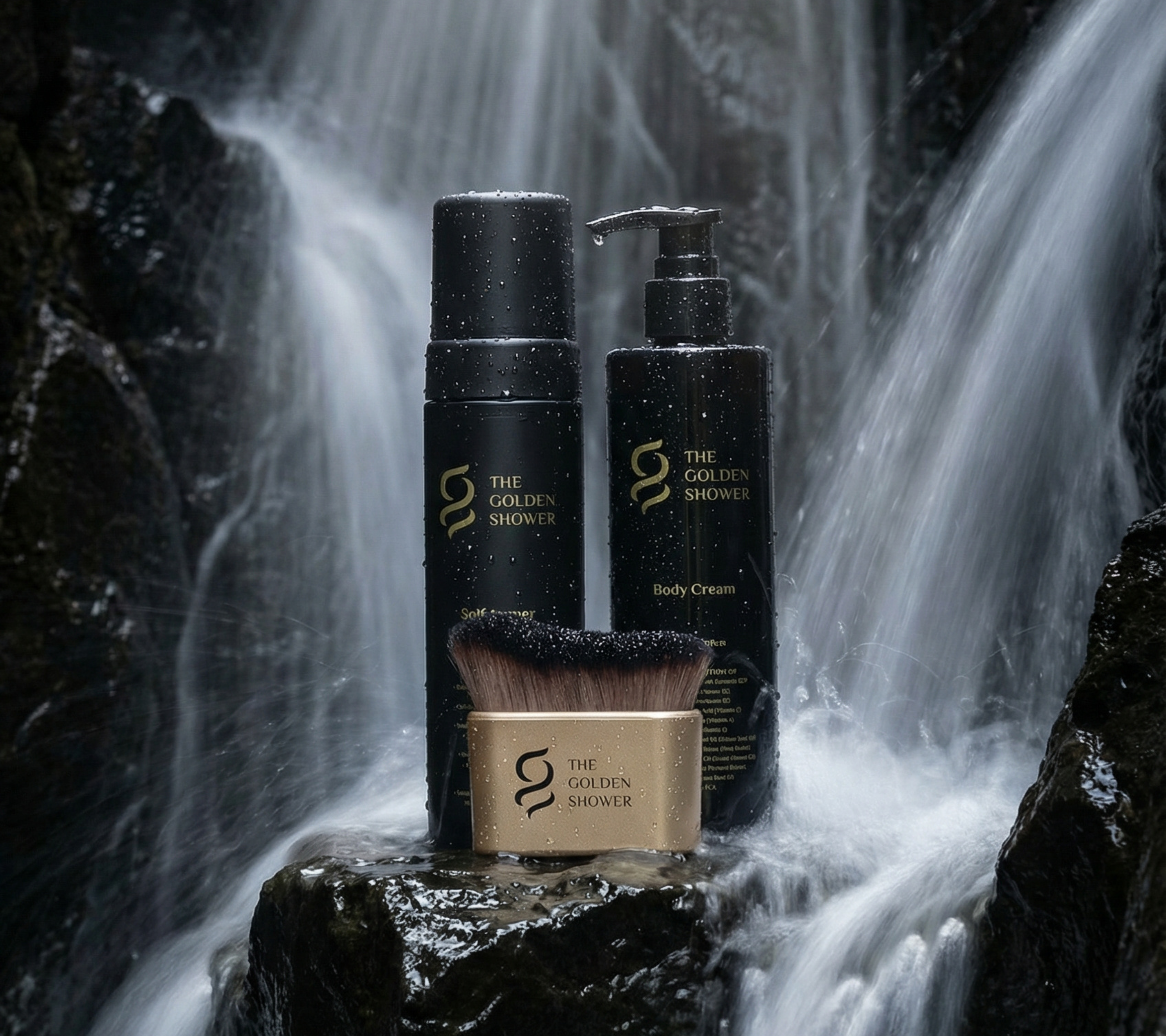 SELF TAN BRUSH + SELF TAN + BODY CREAM KIT