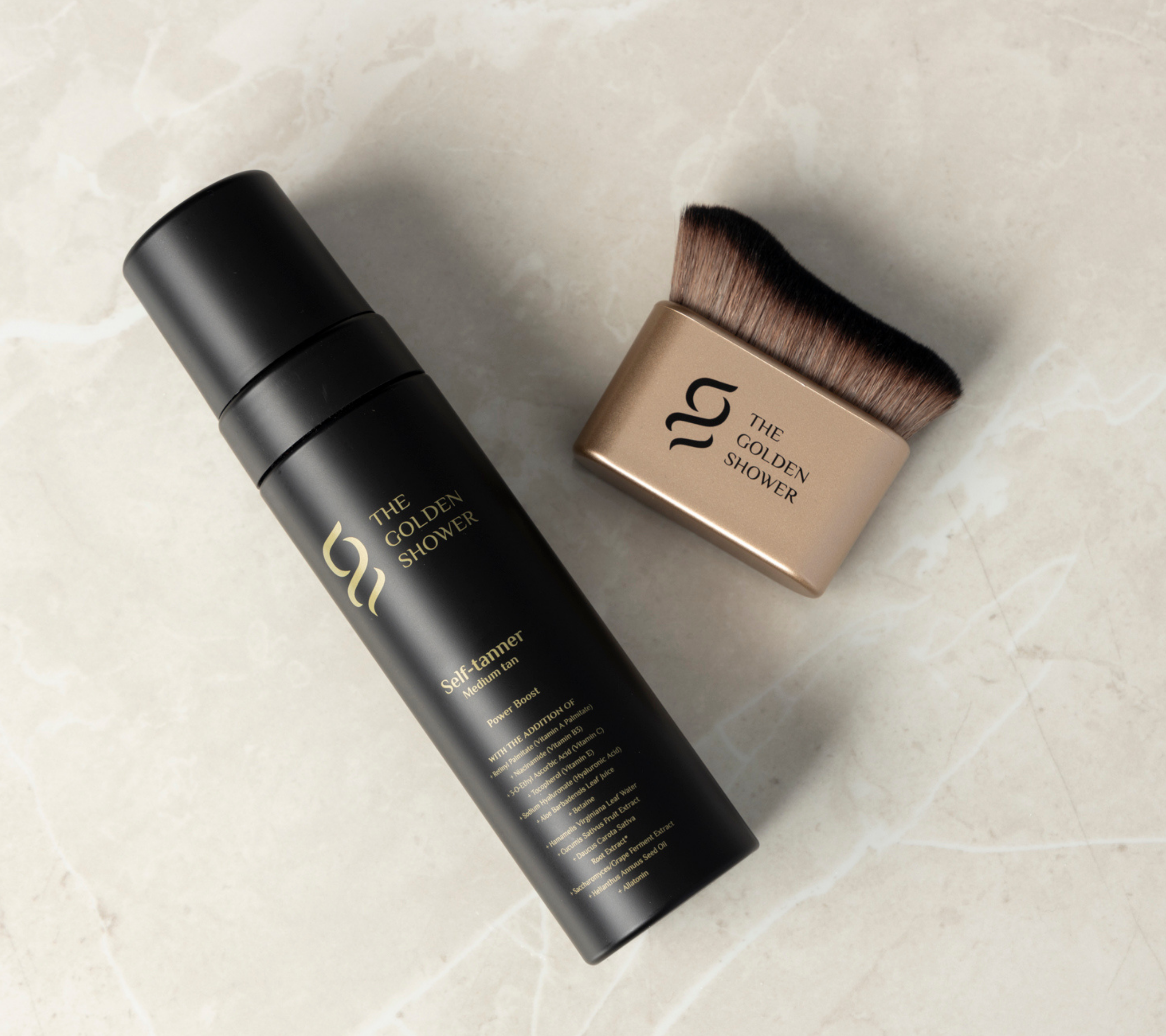 SELF TAN BRUSH + SELF TAN + BODY CREAM KIT