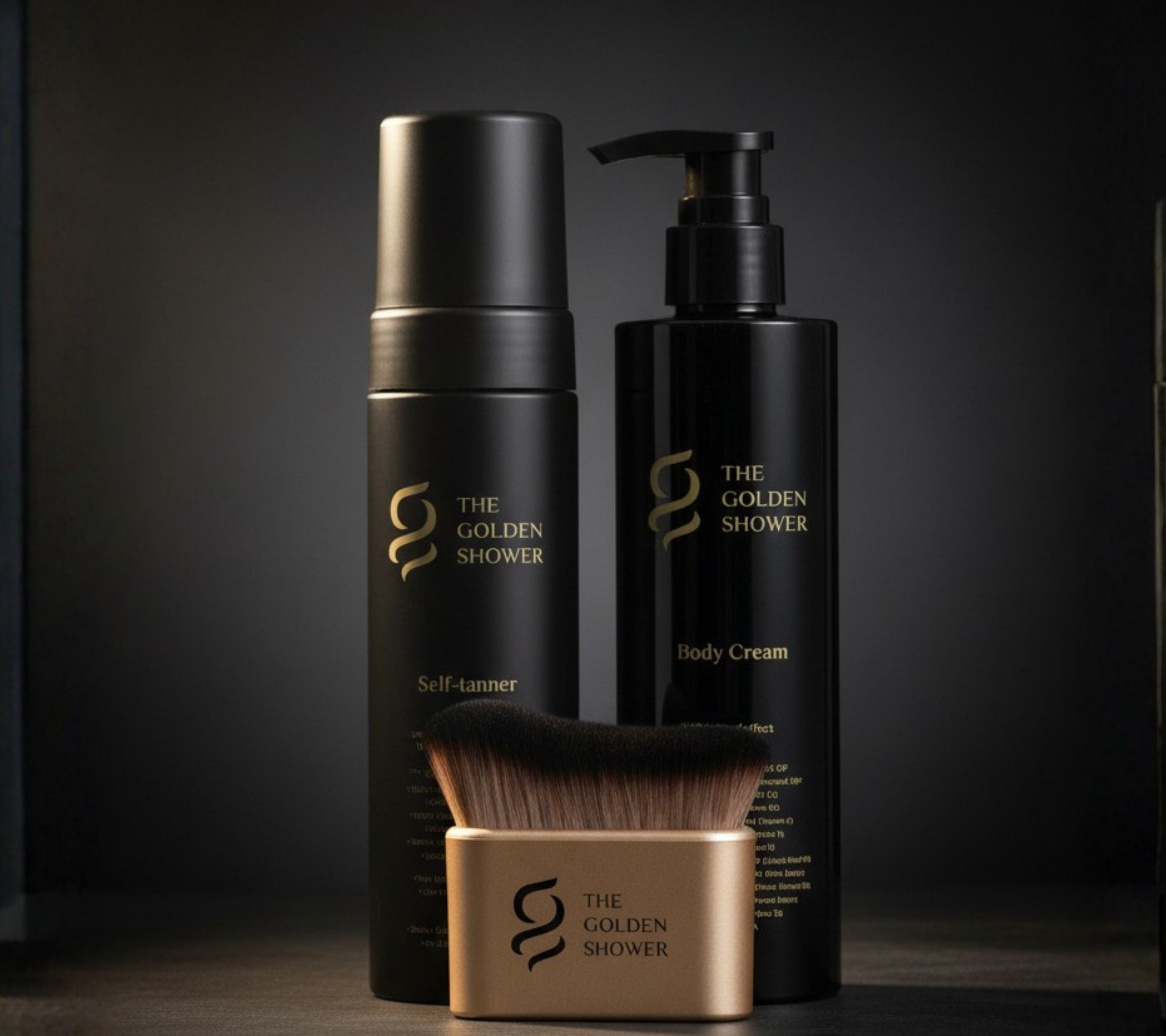 SELF TAN BRUSH + SELF TAN + BODY CREAM KIT